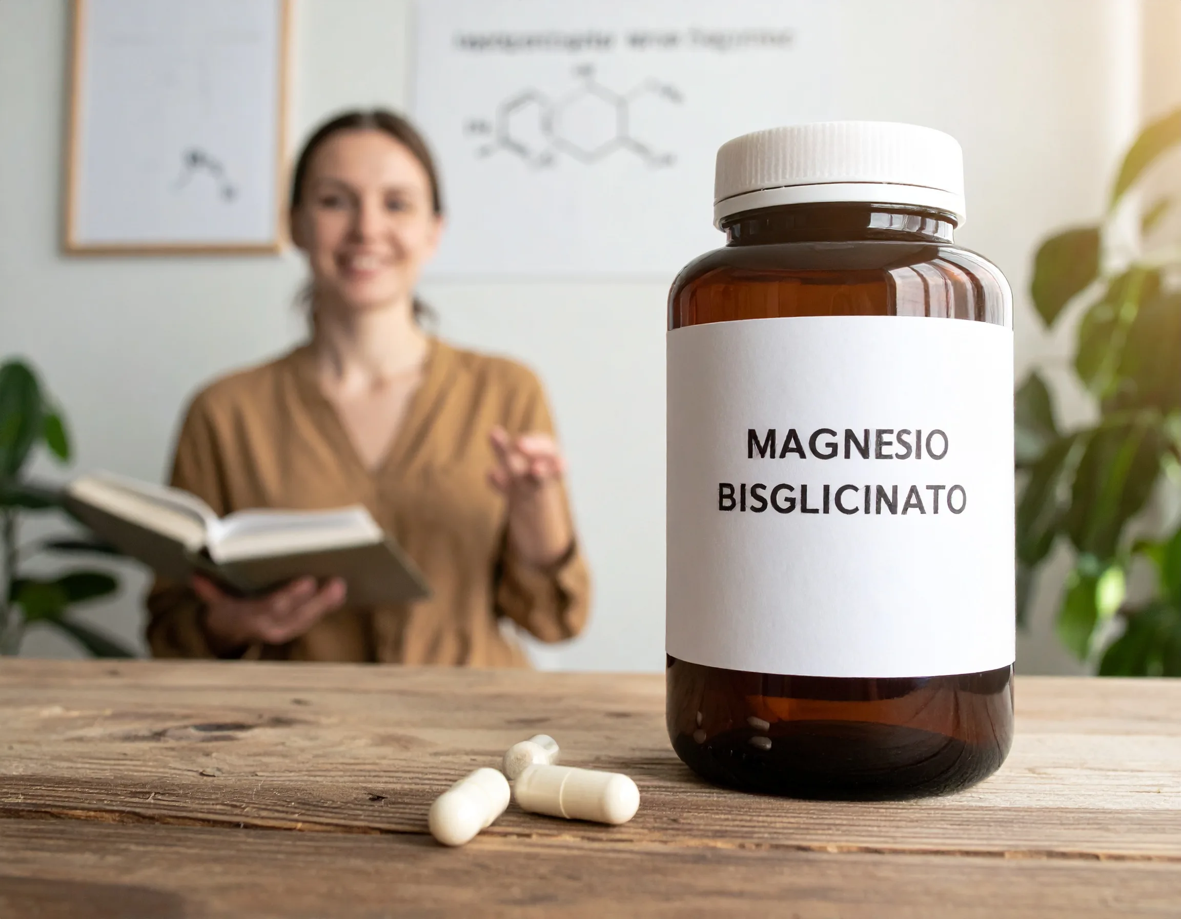 Magnesio bisglicinato &mdash; molecola nutraceutica studiata nel corso di naturopatia online (Torino)